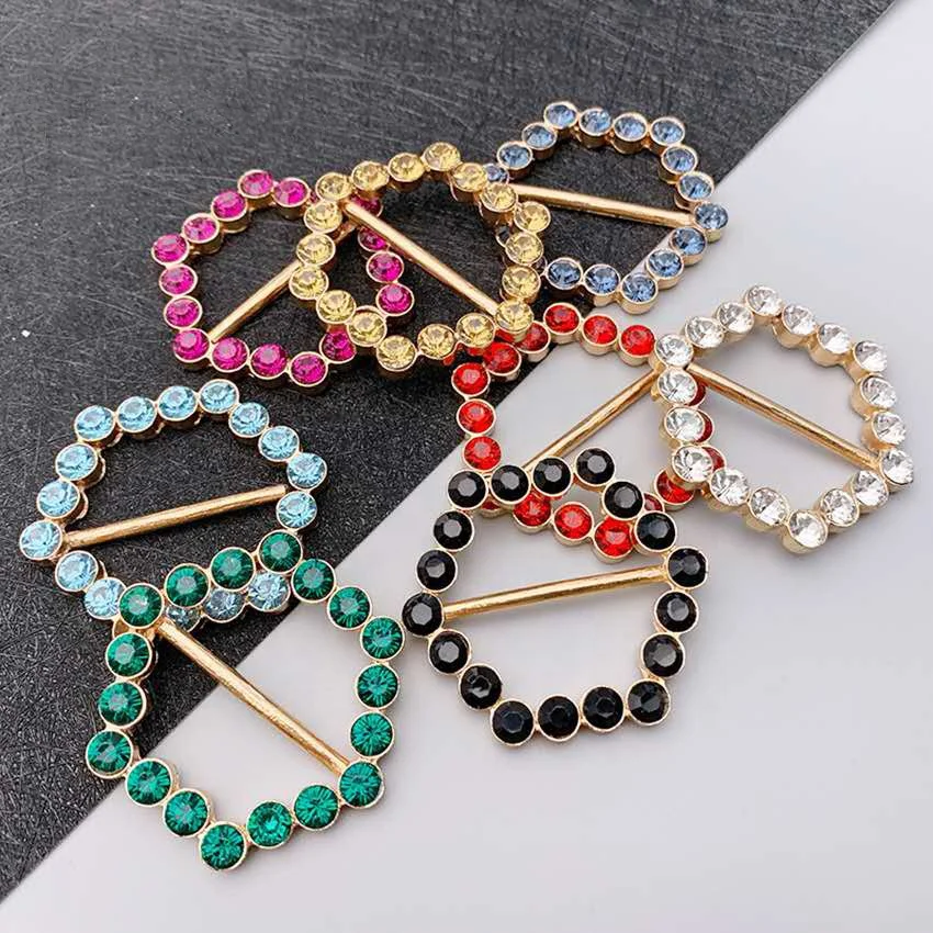 

2020 Fancy design apparel metal buckle Rhinestone buckle hexagon designer rhinestone buckle for clothing for bag, Gold / silver / gunmetal