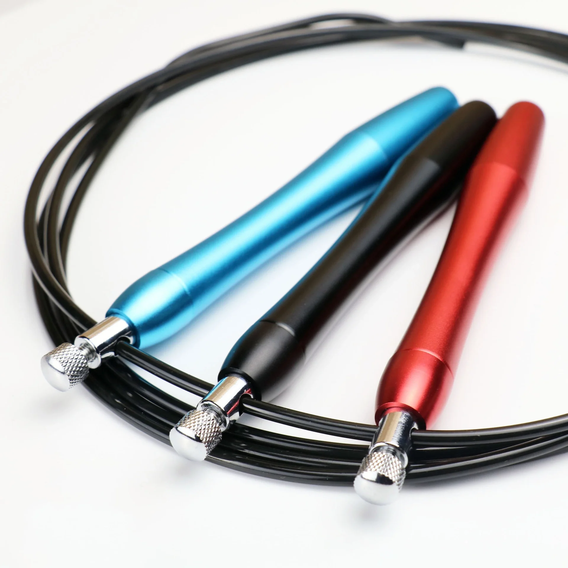 

Aluminum Handle High Speed Jump Rope Screw-Free Design 360 Bearing Skipping Jump Crossrope
