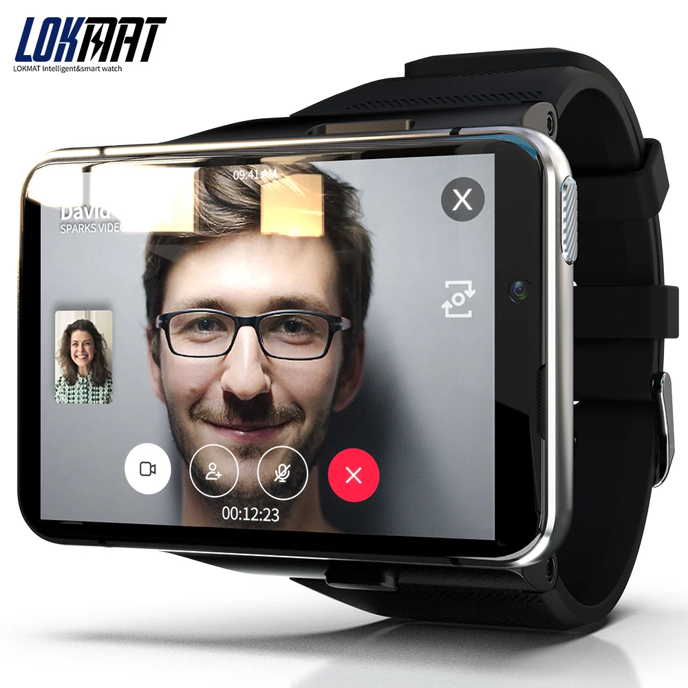 

LOKMAT APPLLP MAX 4G WiFi Smart Watch Men Dual Camera Video Calls Android Watch Phone Heart Rate Monitor 4G+64G Game Smartwatch