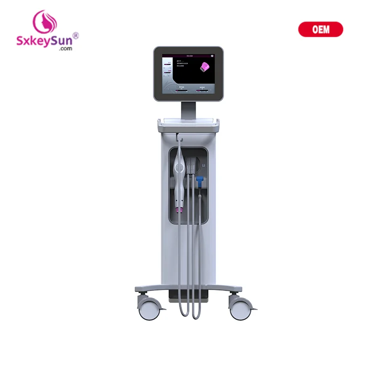 

New Arrival Vertical Flx Handle Tip 4 Rf Portable Paste Slimming Leg Paper Korea Machine Face Tip, White
