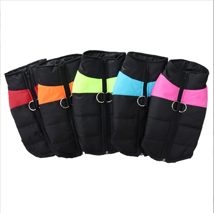 

Small Medium Large Pet Dog Winter Coat Clothes Warm Vest Apparel winter warm charge Clothing Dog Ski Suit