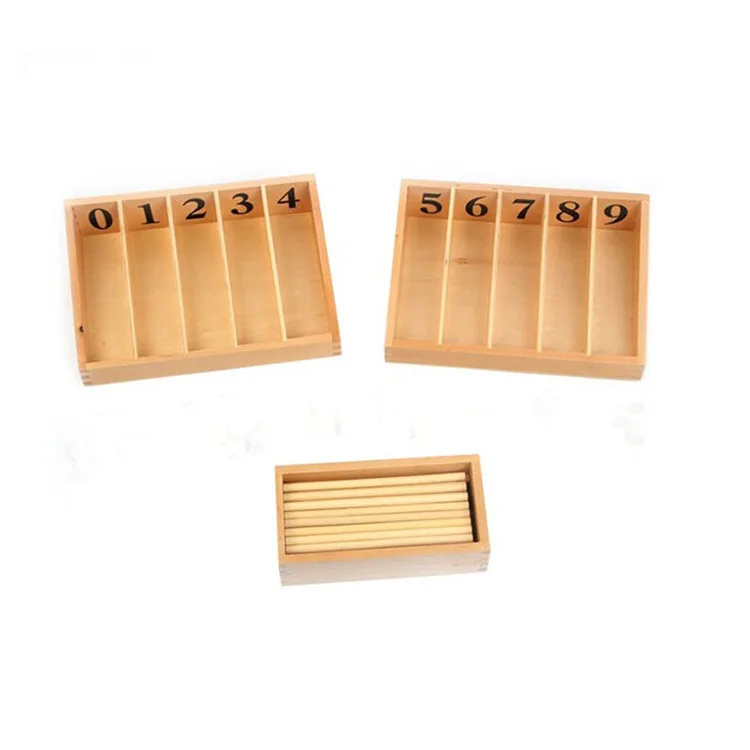 Montessori Material Counting Toys Mathematical Instrument Children ...