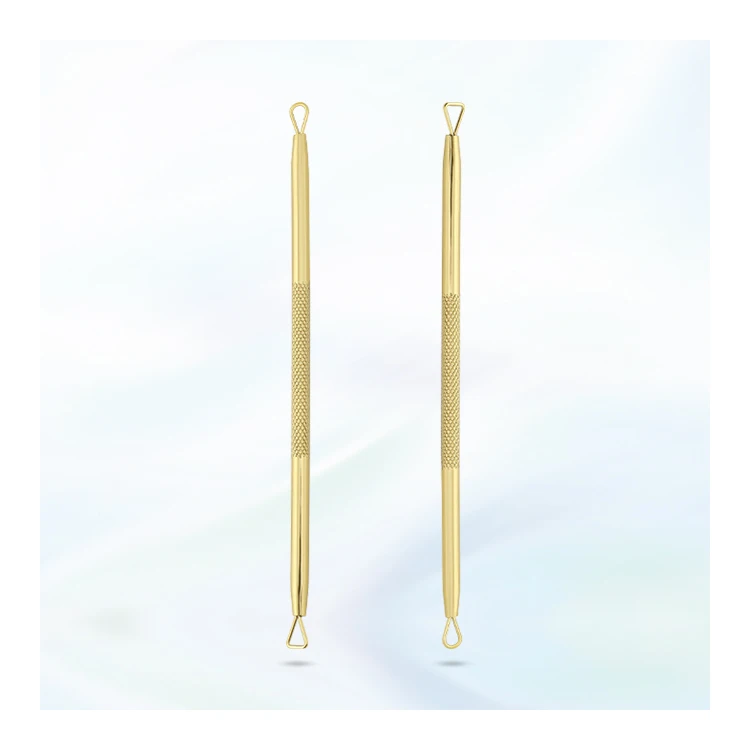 

Gold Stainless Steel Blemish Tools Facial Extraction Tools Acne Needle Blackhead Remover Clean Face Tool, Pink/customized color