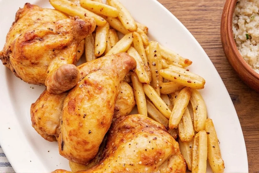 Brined chicken pieces soaking in a bowl of salt water