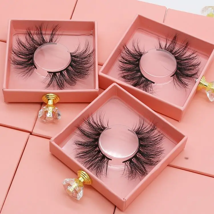 

Custom 25mm Lashes Wholesale Cruelty Free 5d Mink Eyelashes Mink Lahes Private Label Eyelash Packaging Box, Natural black or colorful