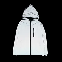 

Customizable Reflective Jackets Windbreakert Men Harajuku Windbreaker Jackets Hooded Tide Streetwear Jackets