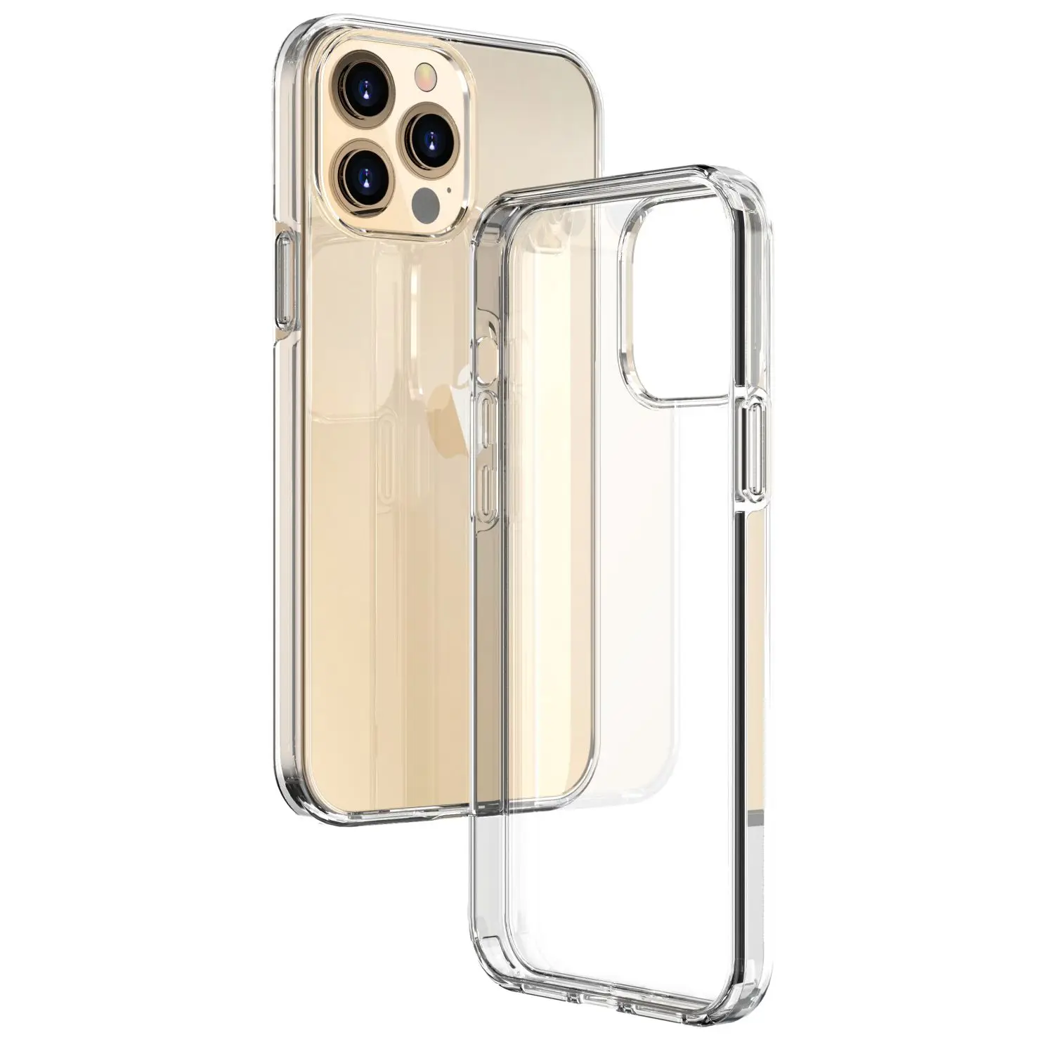 

TPU PC Hybrid 360 Mobile Phone Clear Case for iPhone 13/13Pro/13ProMax/13mini Shockproof Back Cover