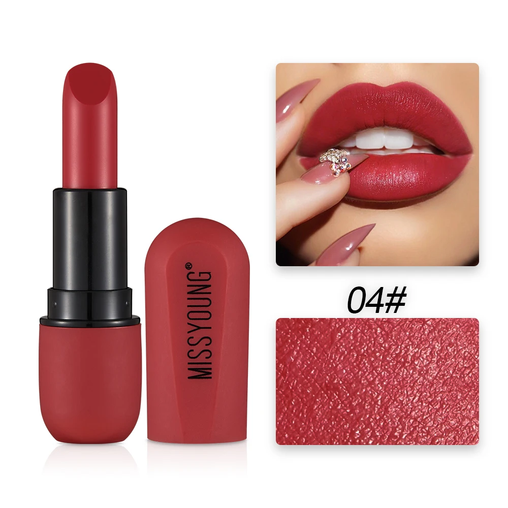 

Private Label Cosmetics Vegan Matte Lipstick Palette Customized Stick Lady's Lips Beauty Makeup