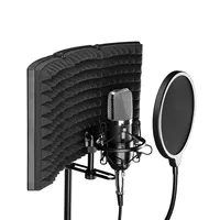 

AOKEO AO-803 Microphone Portable Vocal Booth Studio Microphone Sound Isolation Shield Microphone Sound Isolation Cover