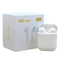 

i9s TWS V5.0 Earphone Wireless Earphones Touch Control & 3D Stereo Headset Sport Earbuds Charging Case Earphone