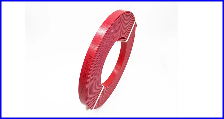 Hydraulic Actuators Piston Seals Phenolic Resin Wear Strips Red Color