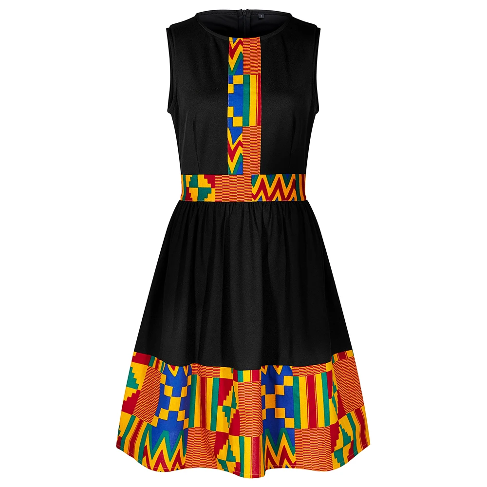 

2021 High Quality Wholesale Custom Cheap East African Clothing Skirt Suit Print Connector Compatible, As pictures