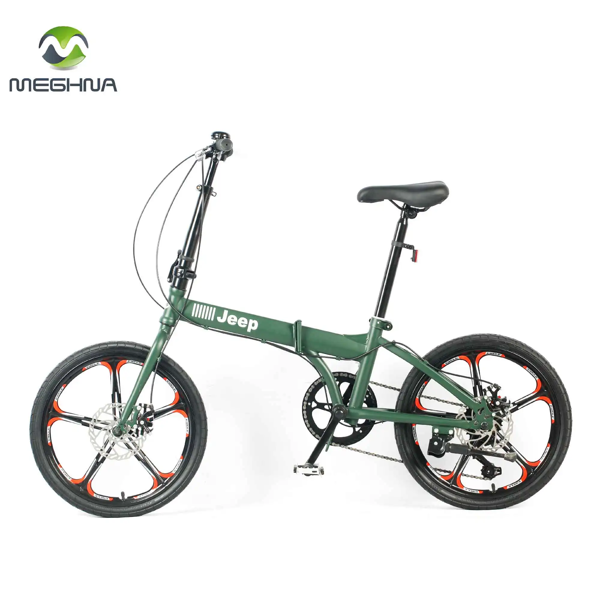 

20 Inch 7 Speed Integrated Wheel Foldable Aluminum Alloy Ultralight Portable Mountain Bike Bicycle MTB