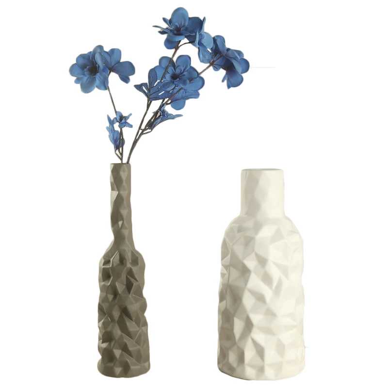 

Flower Arrangement Vases Ornament Wedding Home Decor Accessories Modern Origami Design Handmade Ceramic Vase