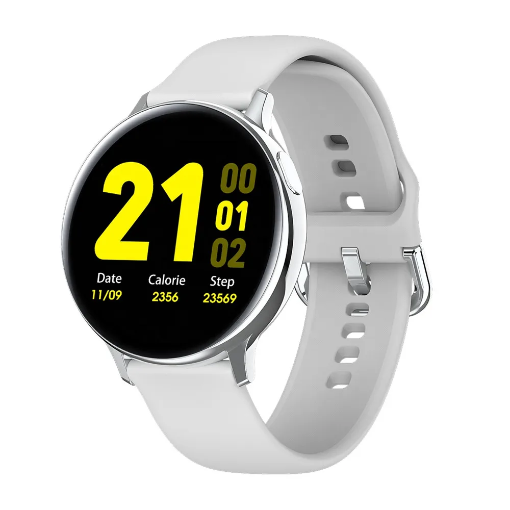 

S20 reloj W8 Smart Fitness Watch For Huawei Samsung Men Women Android 4G Rounded Screen Smartwatch drop shipping