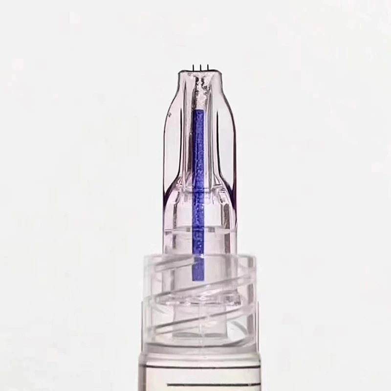 

0.6mm Nanosoft Microneedles Fillmed 3 pin Needle Cardridge For Around Eyes And Neck Lines