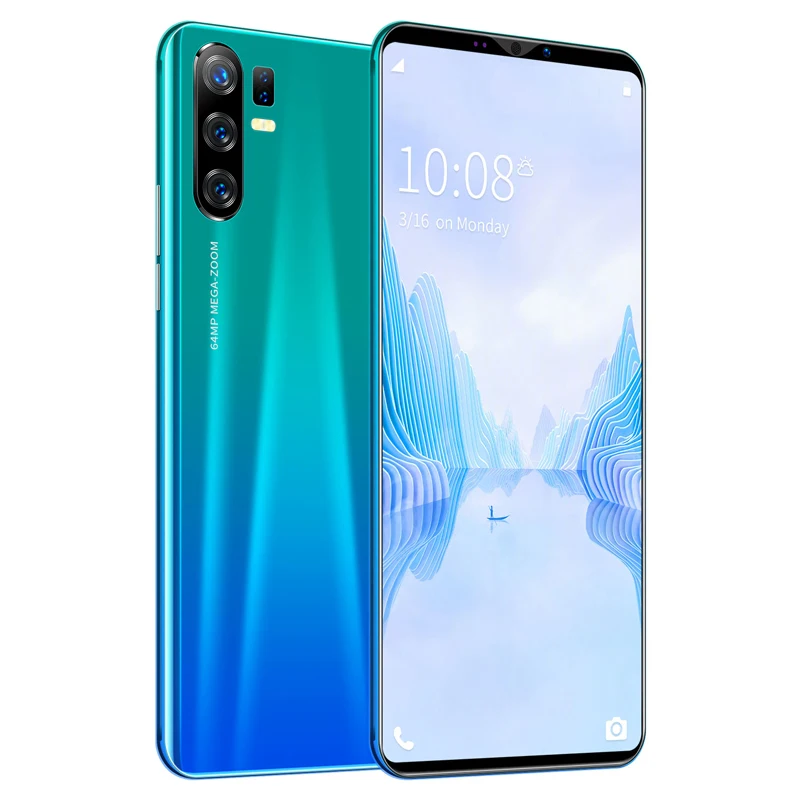 

online shopping the latest smart phone 5.8 inch X30 Pro 4GB+64GB Android New Unlocked mobile cell smart phones mobile telephone, Black, blue, purple