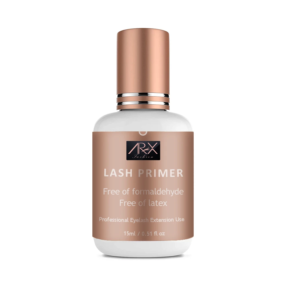 

Rose Odor Customized Label Professional Eyelash Primer Accelerate Glue Bonding For Lash Extensions, Clear-white