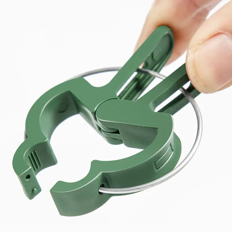 

4.5 cm green plastic tomato clips garden plastic clips grafting clip garden accessories greenhouse locks fix plant