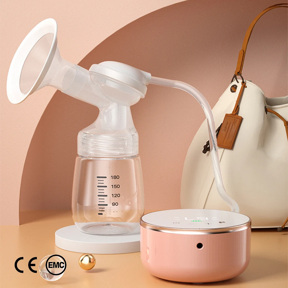 

180ml Large Capacity Breast Suction Pump Baby Silicone Breast Feeding Baby Brest Pump Electric