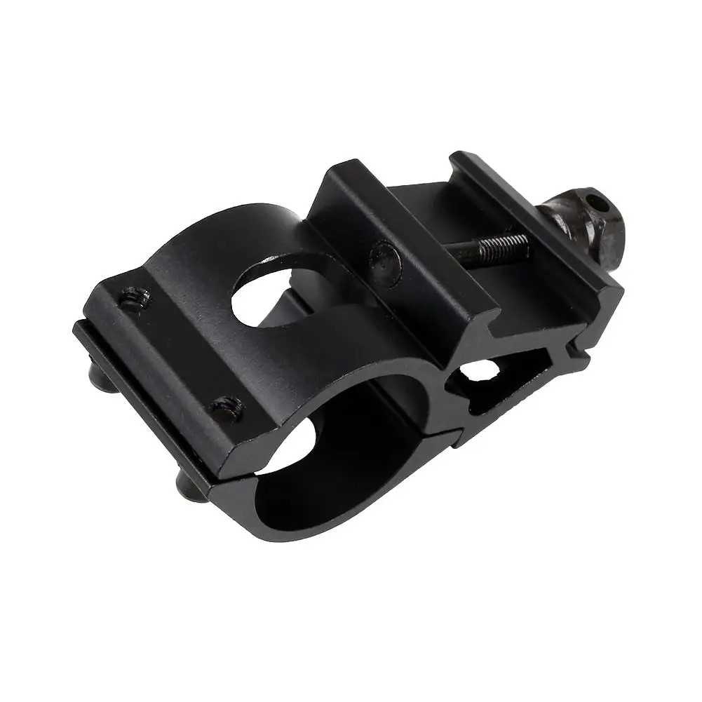 

MAGORUI Rail Mount Offset Side Mount Gun Torch Flashlight Mount Fit 20mm Picatinny Rail, Black
