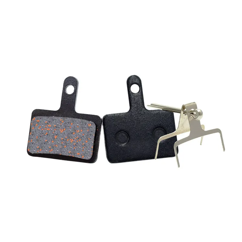 

Bicycle Disc Brake Pad Semi-Metallic Bike Hydraulic Disc Brake Pads, Black/red