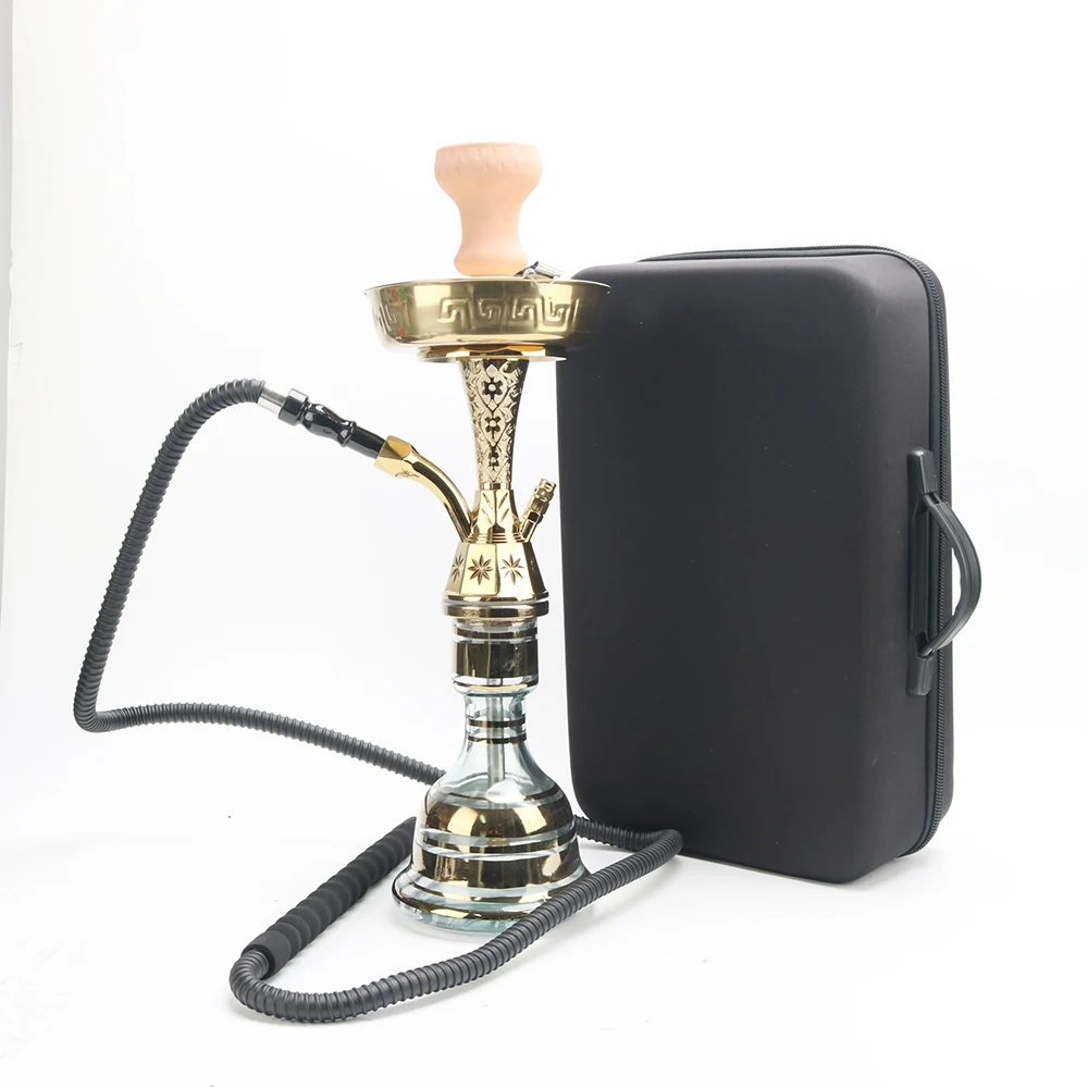 

flavor narguil hubbly bubbly glass hooka wholesale sheesha advance chicha portable shisha packaging golden hookah sets