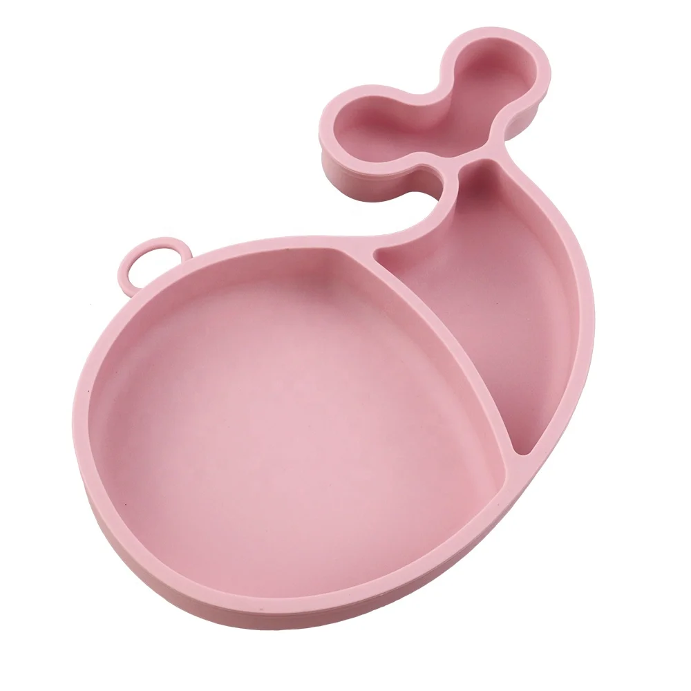 

Eco Friendly Kids Silicone Bowl Food Devided Feeding Plate