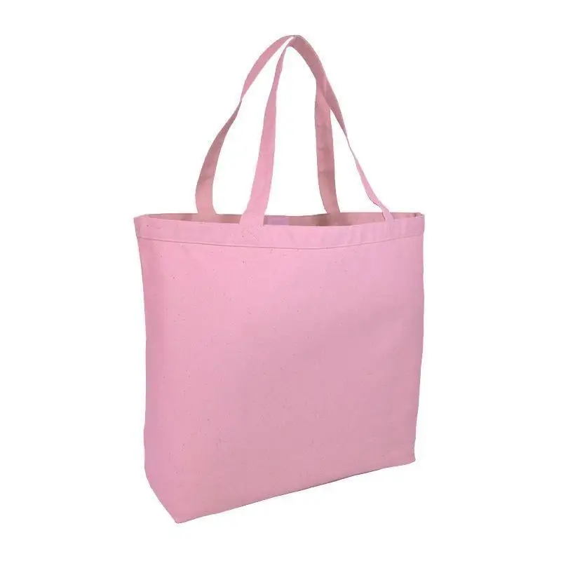 

Bolso Rosa Tote Bags Pink Canvas Tote Bag Pink Cosmetic Tote Bag Large Heavy Canvas 12oz 14oz Eco-friendly Cotton Bag Letter, Customized color for plain cotton bags wholesale