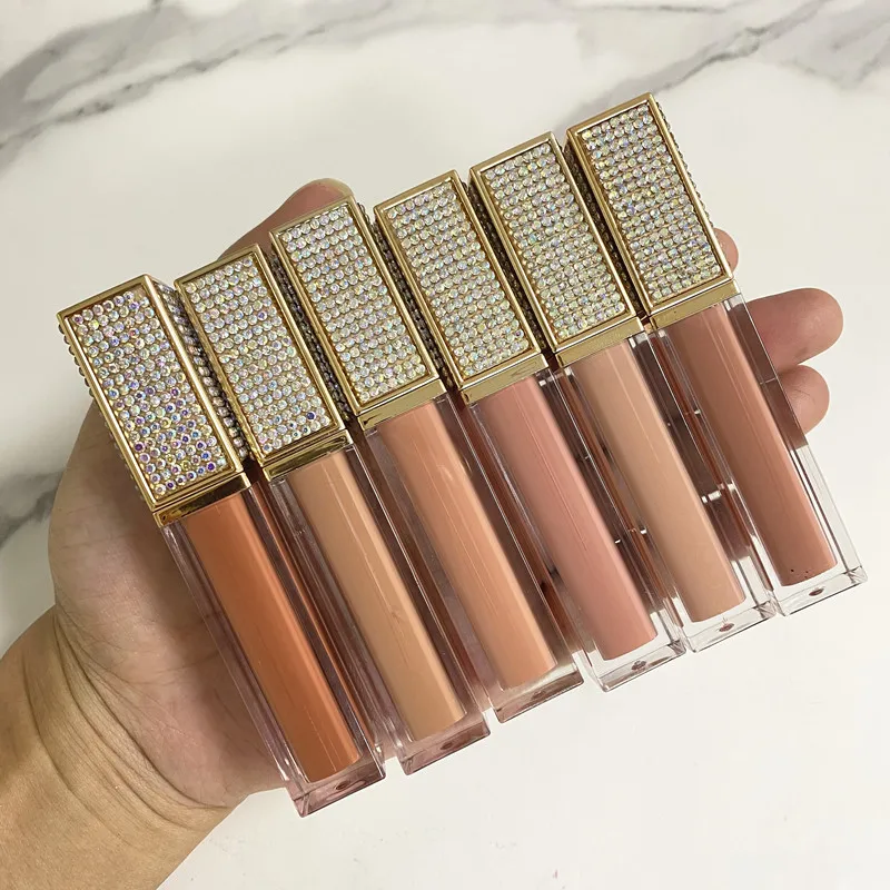 

High Quality Makeup Liquid Lipstick 110 Colors Lipgloss Diamond Tube Long Lasting Waterproof Matte Lip Gloss