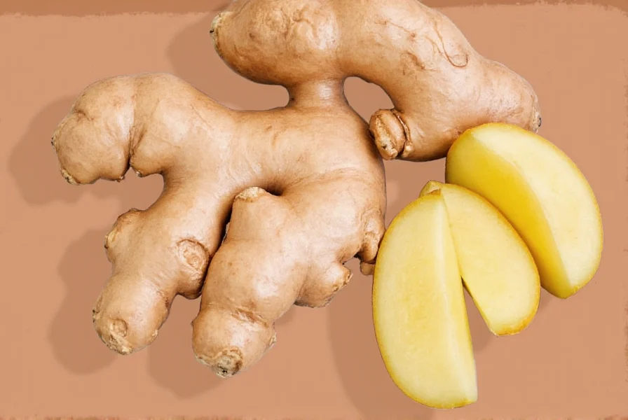 Homemade ginger tea preparation with fresh ingredients on wooden table