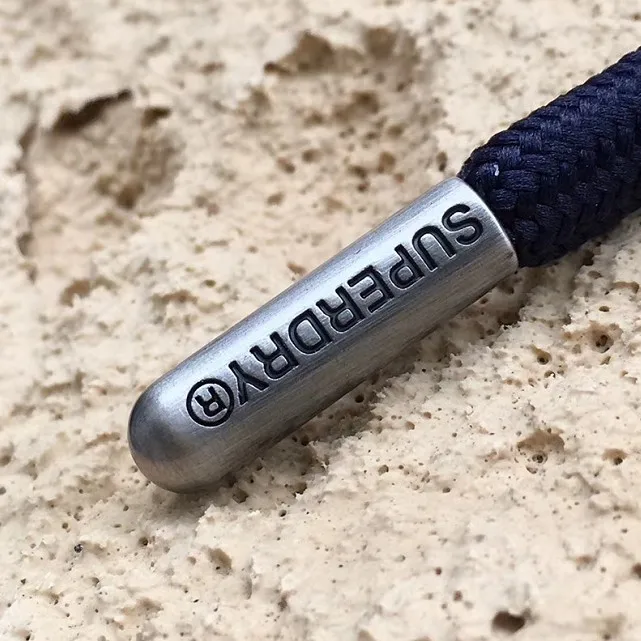 

Custom engraved logo bullet drawstring cord tips metal aglet for hoodies