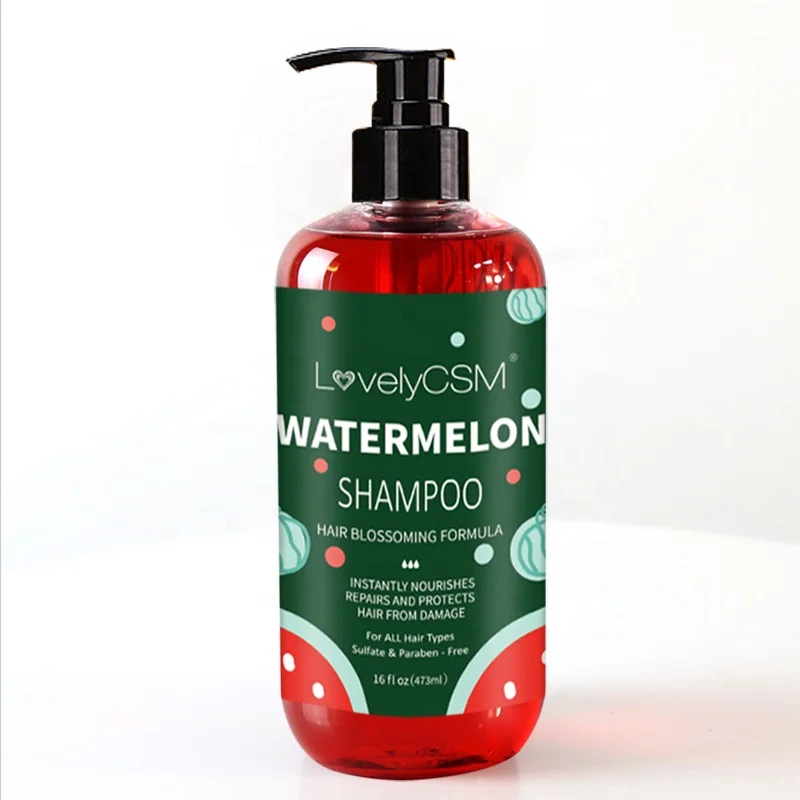 

Wholesale merry Christmas organic fruit anti hair loss dandruff vegan herbal watermelon tea tree oil shampoo and conditioner
