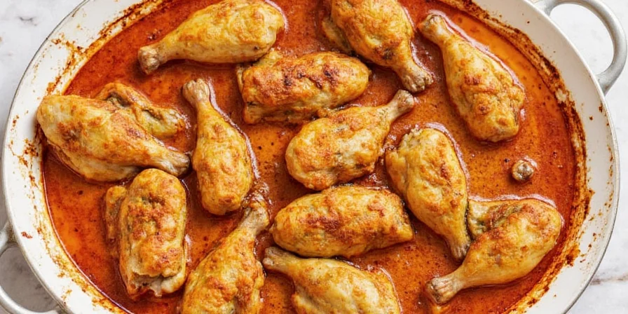 Smoked paprika and espresso rubbed chicken legs