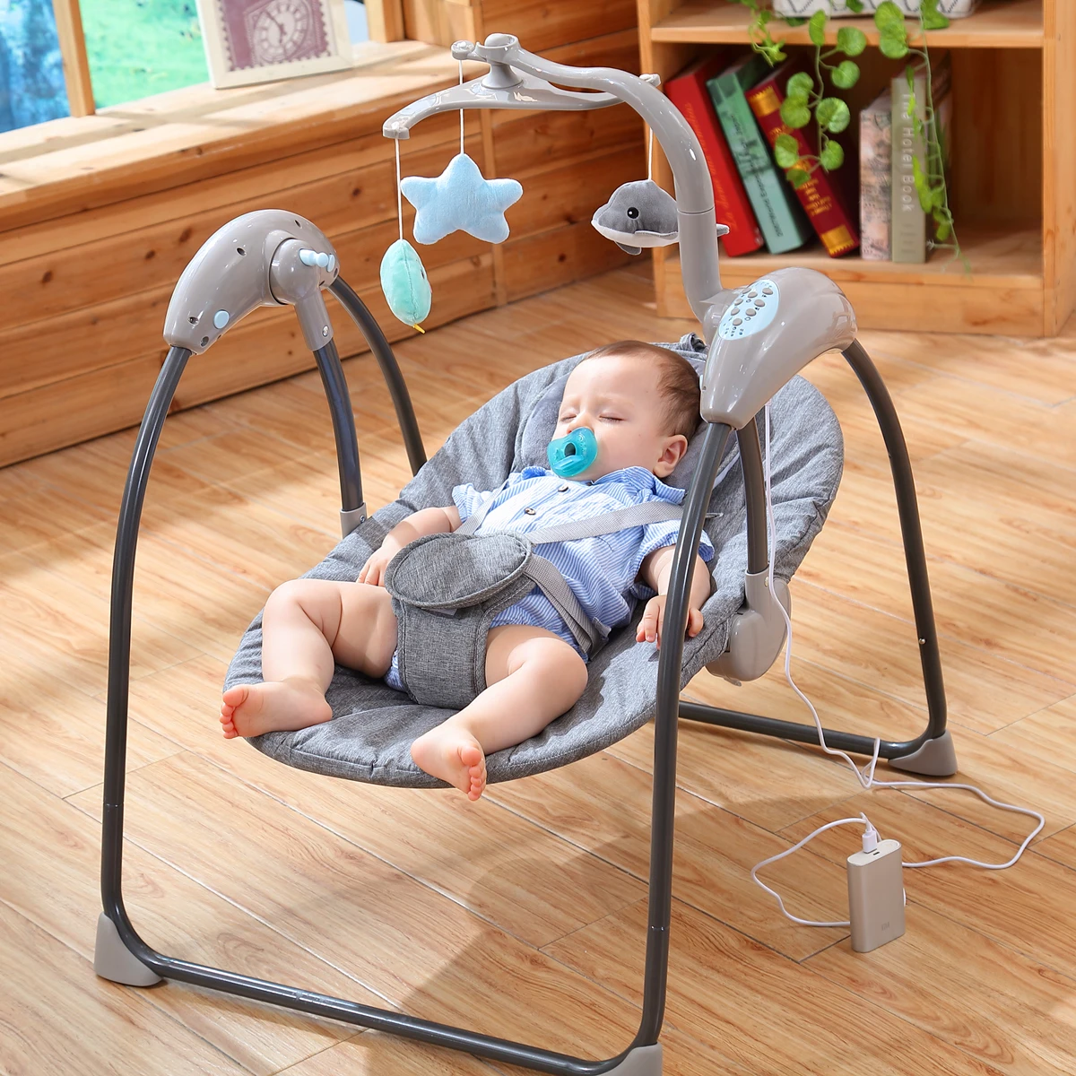 

babyswing trottie Rocking chair Factory production in China bamboo baby cradle hanging baby electronic baby cradle