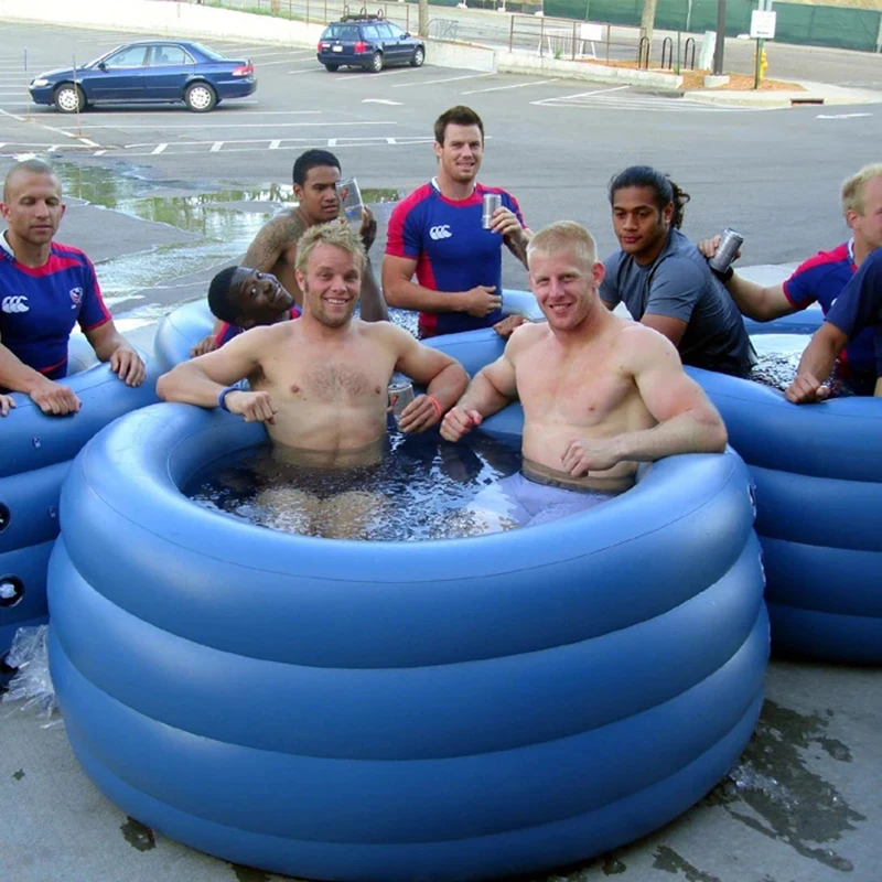 Big Size Free Standing Adult PVC Inflatable Ice Bath Tub Ice Soaking Bath Tub For Sports
