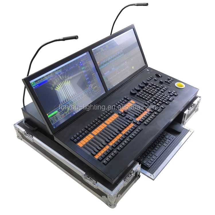 DJ Lighting Controller with Flightcase,Grand Console DMX and MIDI