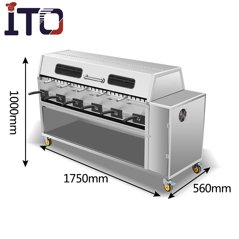 barbeque charcoal grill machine