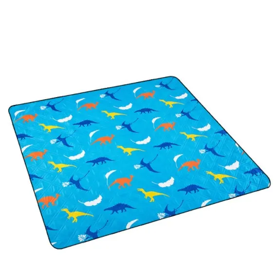 

factory stock cartoon can customized logo and size waterproof home toy mats beach mats