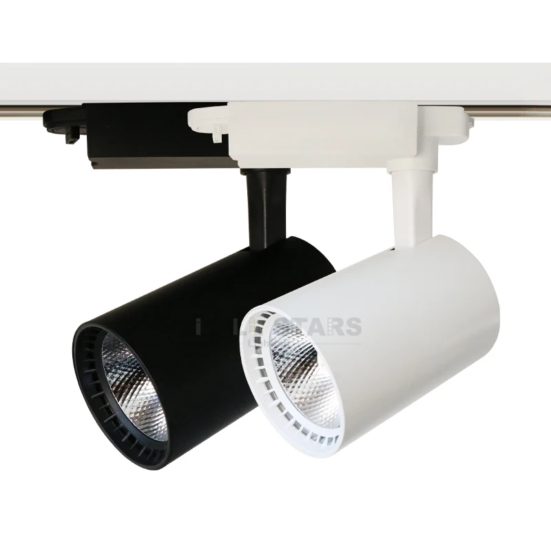 

New Design Track Light Clothing Store Focos Lamp Adjustable COB Spotlight 12W 20W 30W 40W Ceiling LED Track Light