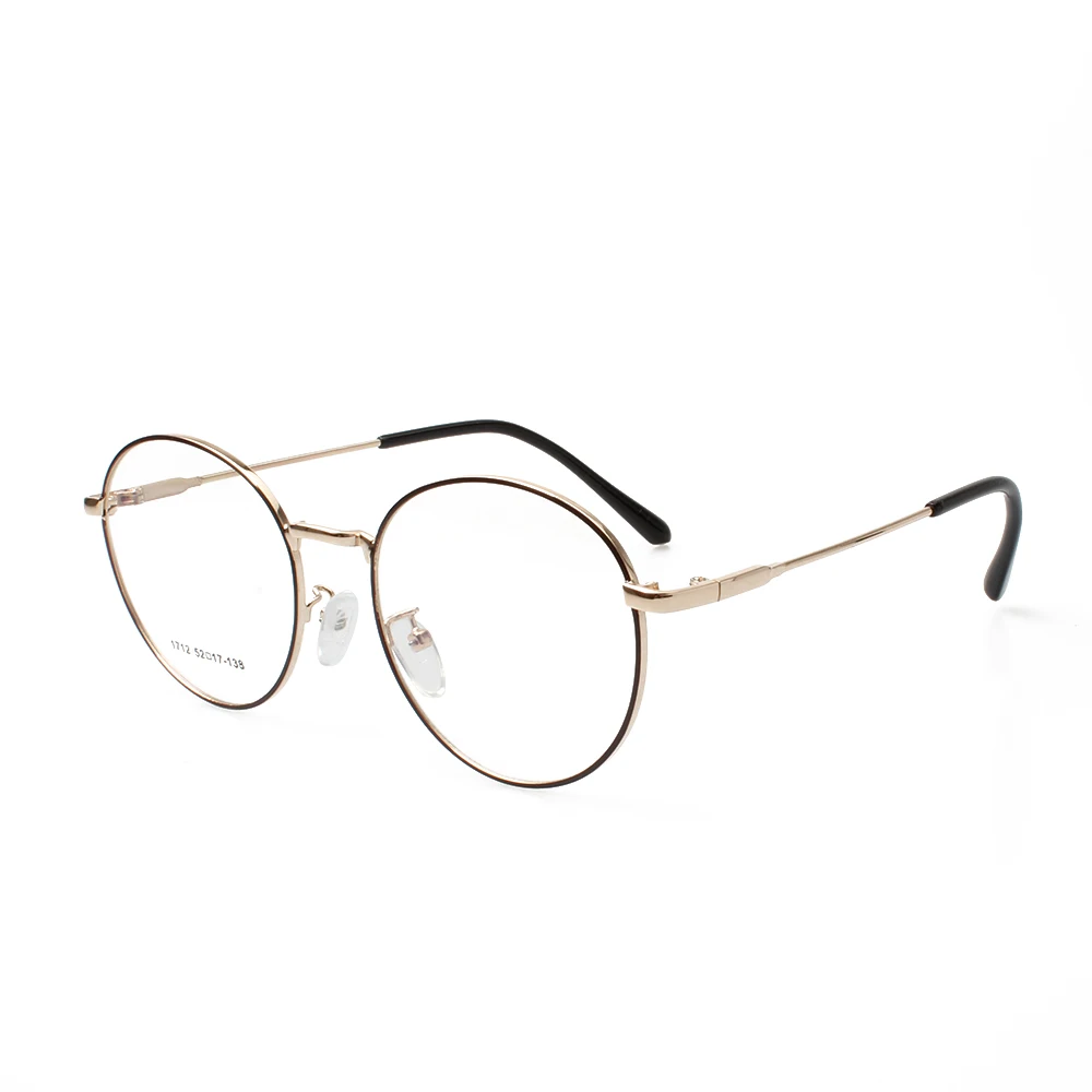 

Vintage round gold metal frames optical eye glasses