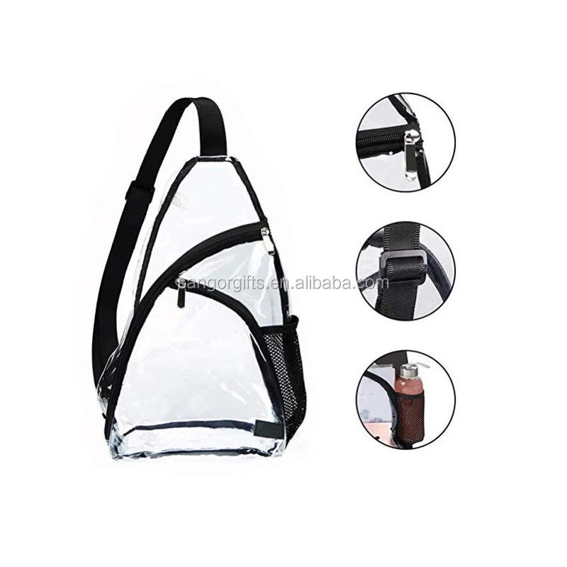 Cross Body Clear Pvc Stadium Purse Personalized Clear Stadium Bag Buy