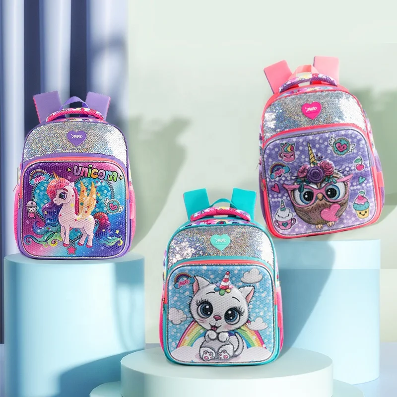 

3D EVA Glitter Cat Unicorn Animal Cute Children Kids Girls School Backpacks Bags