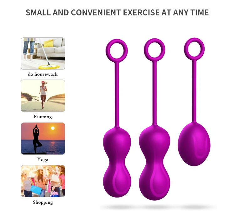 Full Silicone Kegel Ball Sets Vagina Exercise Ball Kit Sex Toys For Adult Rubber Ball Sex Toy