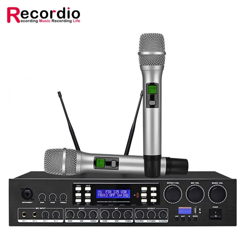 

GAW-L900 New Design Ktv Singing Recording Mic Studio Equipment With Great Price, Black