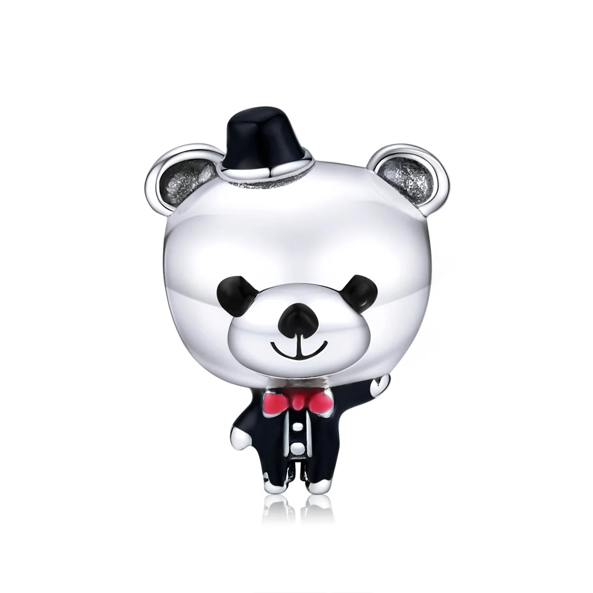 

Mr. Bear the Groom in Wedding Charm for Original Silver Bracelet or Bangle 925 Sterling Silver Jewelry