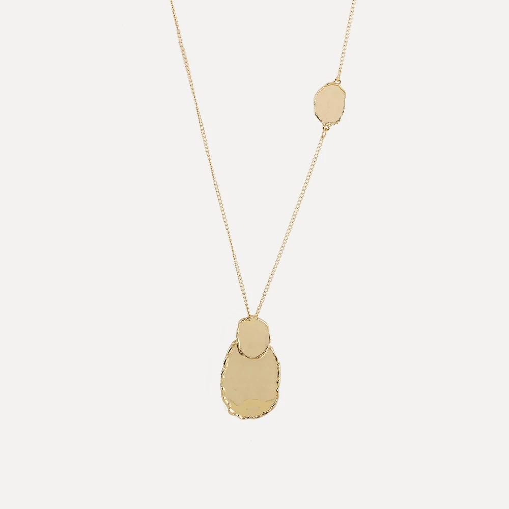 

amazon top seller minimalist jewelry vintage hip hop coin necklaces, Picture