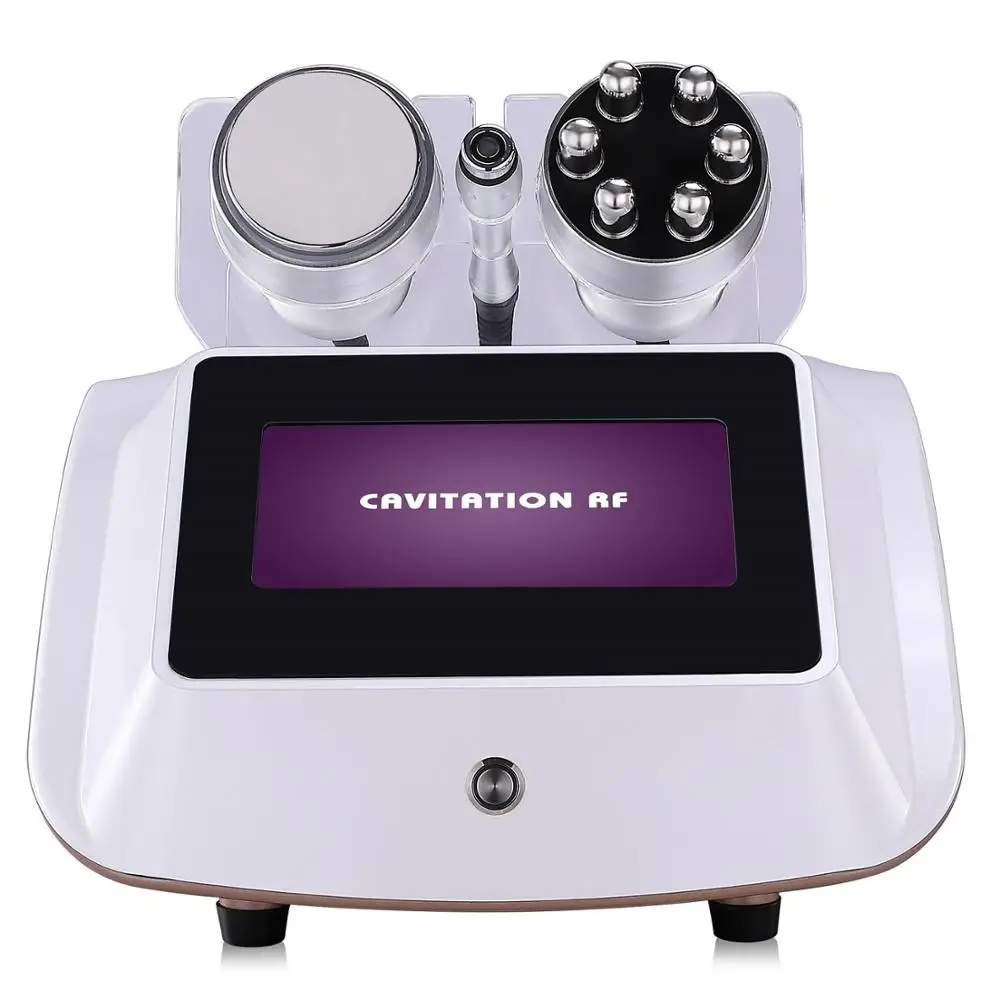 

Niansheng Ultra Shape 3 In 1 Vacuum 40k Eyes Rf Body Cavitation Slimming Machine, Gold&white