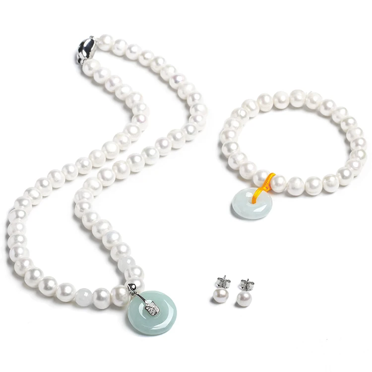 

Wholesale Handcraft Promotion 927 Silver Emerald Peace Button Rose Necklace Bracelet Earrings Jeweler Set