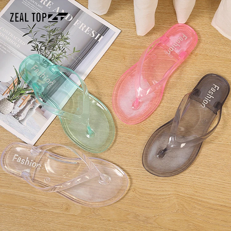 

High Quality Transparent summer slippers women flip flops Non-slip beach sandals flip flop for women and ladies